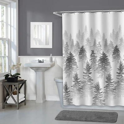 Hometrends Aspen Fabric Shower Curtain, 70" x 72"