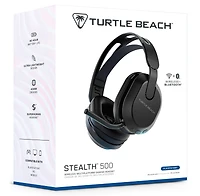 Turtle Beach® Stealth™ 500 – Black PS5™, PS4™, PC, & Bluetooth® Equipped Mobile Devices, PlayStation 5