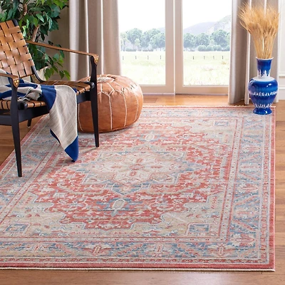 SAFAVIEH Kenitra Eleanora Floral Bordered Polyester Area Rug