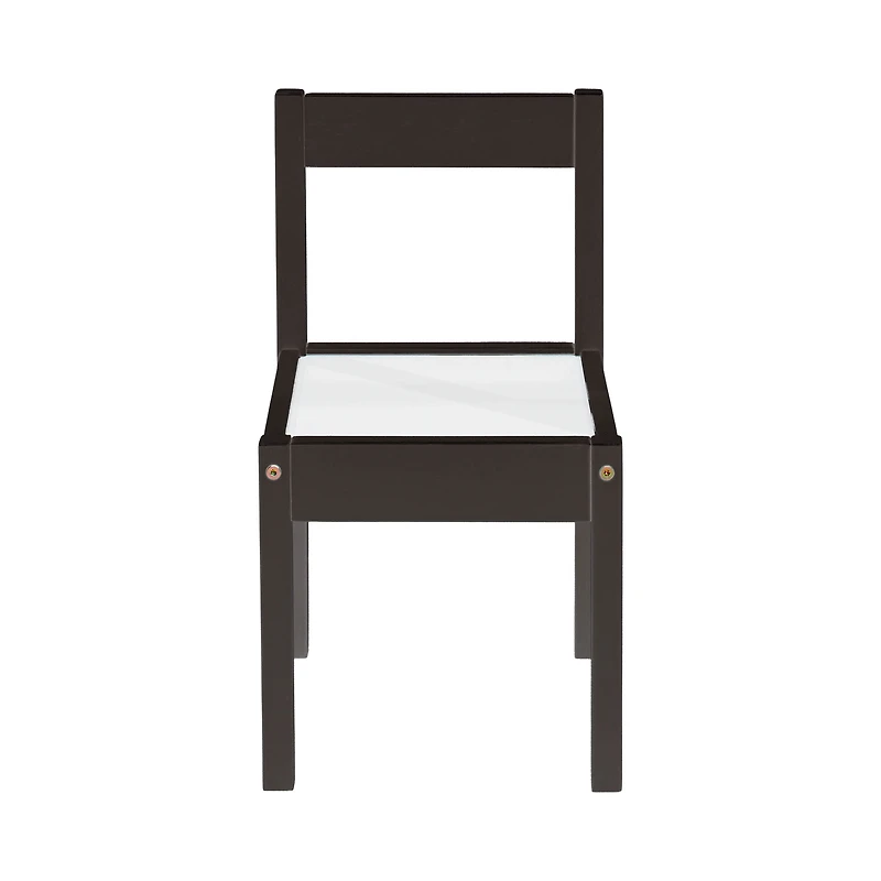 Mainstays 3Pcs Kids Table Set, Espresso