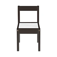 Mainstays 3Pcs Kids Table Set, Espresso