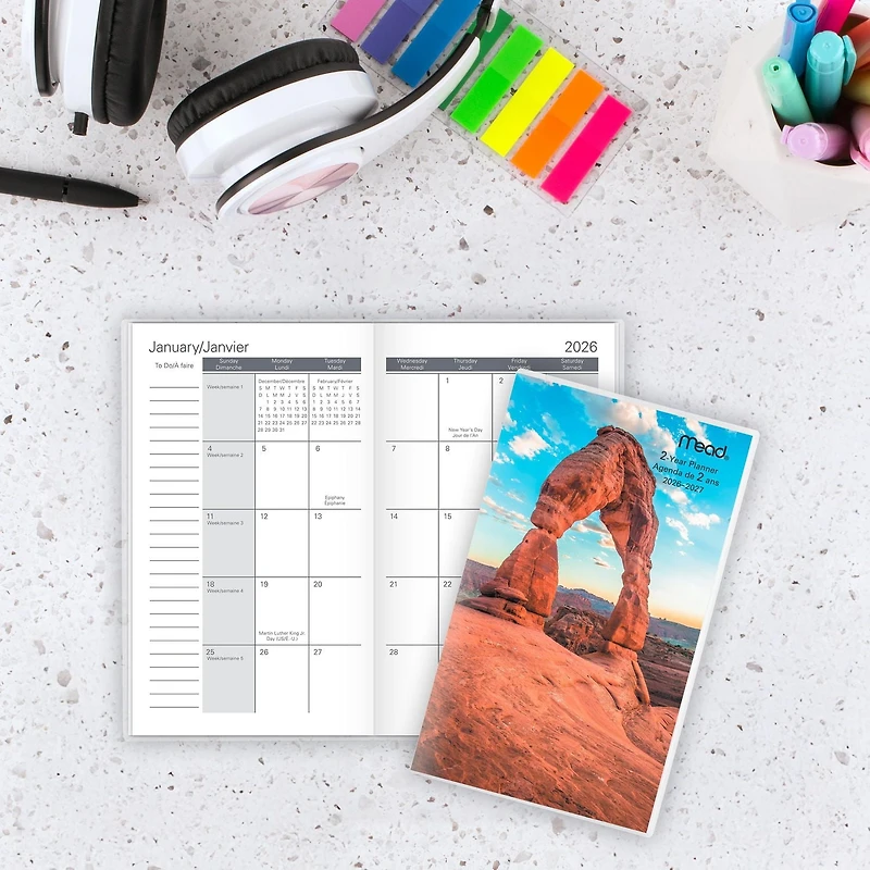 Mead® Scenic 2-Year Pkt Plnr 2026, Planner