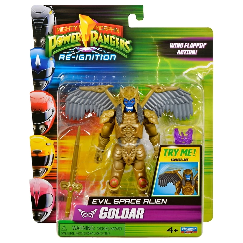 Power Rangers: Auto-Morphin Goldar Action Figuine