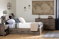 South Shore Ulysses Bookcase Headboard