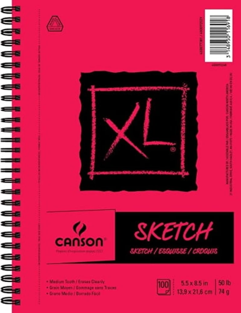Carnet de croquis, 5.5 po x 8.5 po