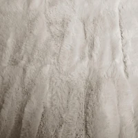 Faux Fur Throw Taupe