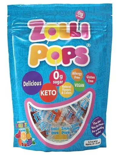 Zollipops Lollypops Original Fruits Assortis 147g Lollypops Original Fruits Assortis
