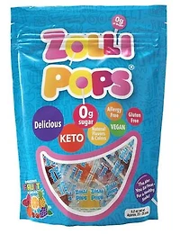 Zollipops Lollypops Original Fruit Assorted 147g, Lollypops Original Fruit Assorted