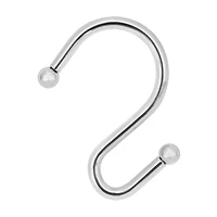 Mainstays S-Shaped Decorative Shower Curtain Hooks, Assorted Finishes, Set of 12