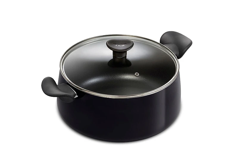 Batterie de cuisine en aluminium 10 pièces T-fal Expert Noir