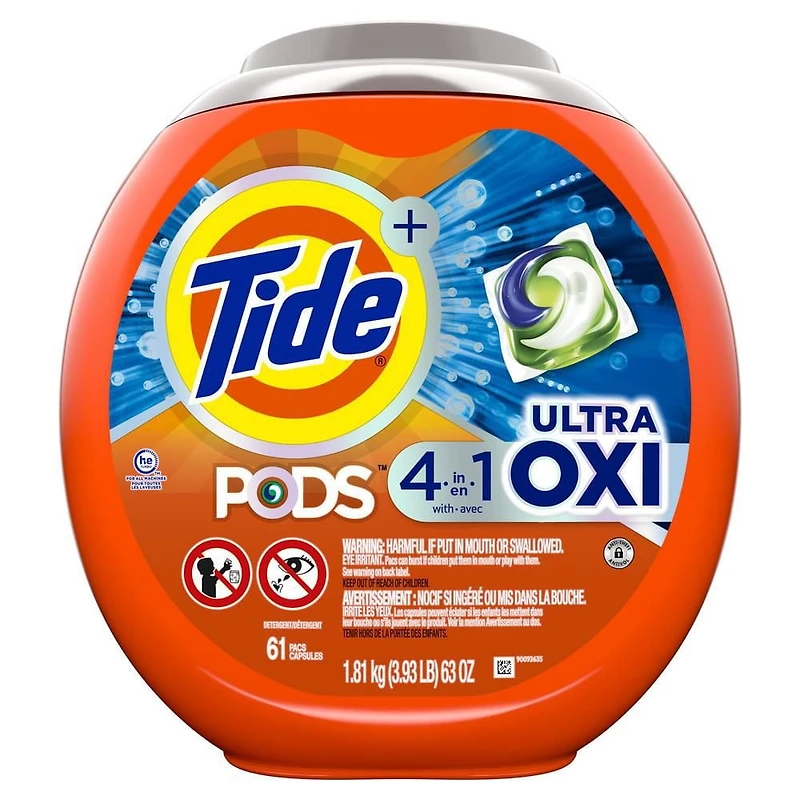 Tide PODS Ultra Oxi Laundry Detergent Pacs