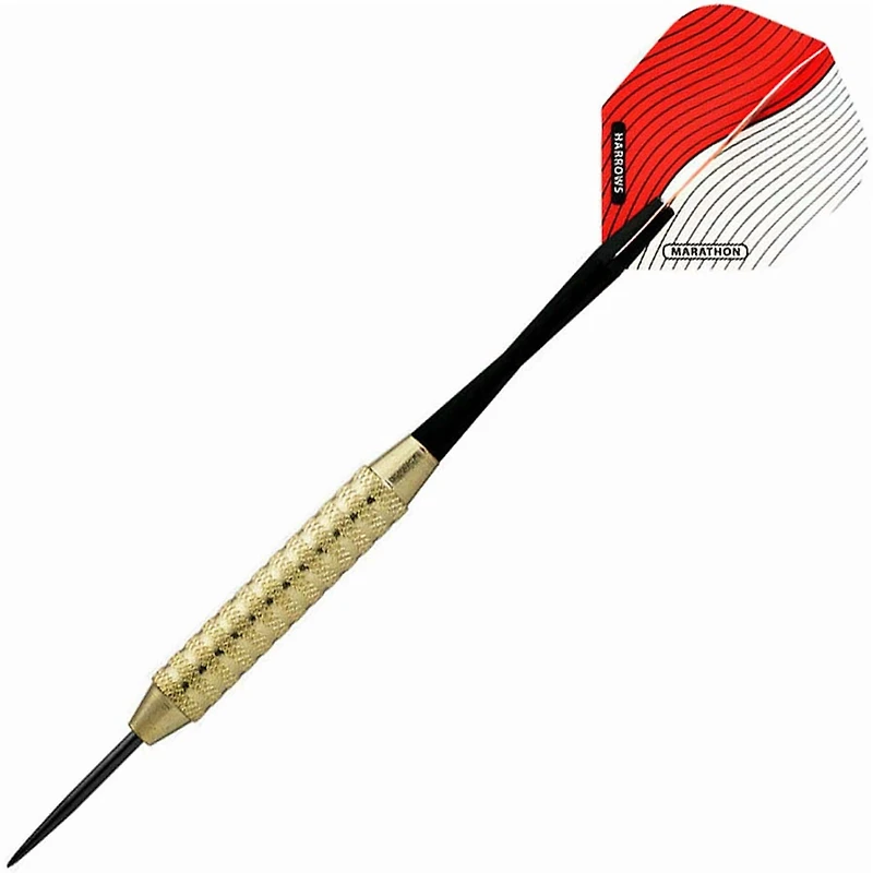 Harrows Pro Brass Steel Tip Darts – Knurled Grip, Precision Balanced, 3-Pack
