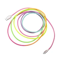 Merkury Charge + Sync USB-A to USB-C Fabric Cable