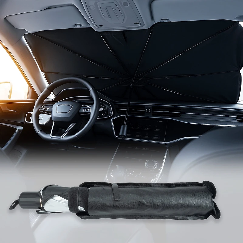 Perfect Solutions Car Windsheild Sun Shade Umbrella