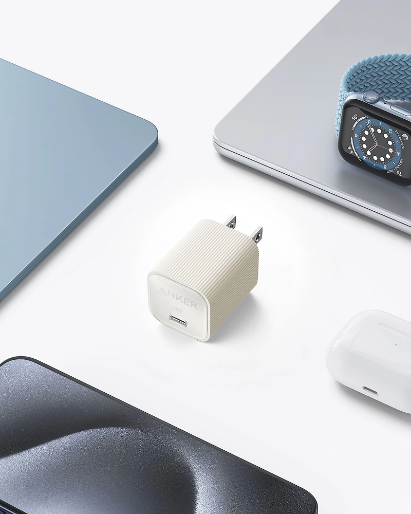 Anker Nano USB-C Wall Charger (30W) with Eco USB-C to USB-C Cable