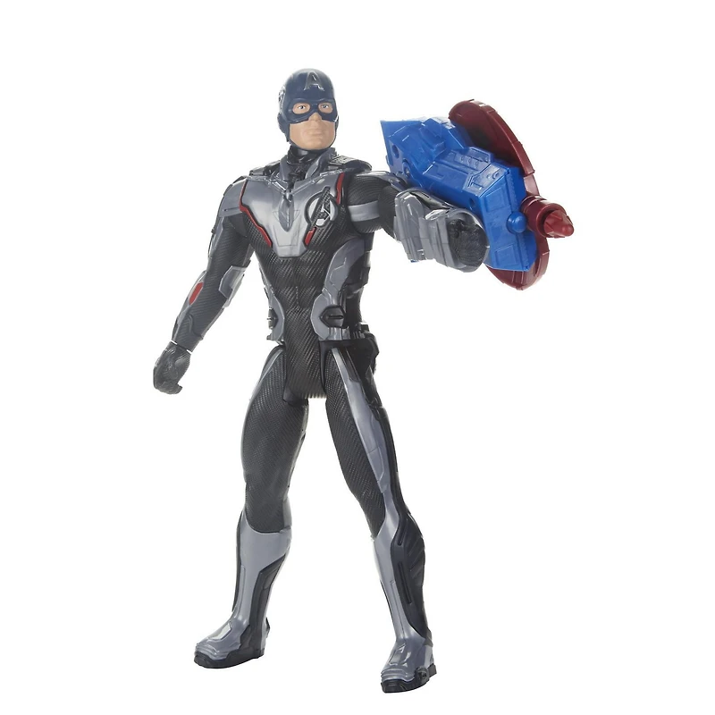 Marvel Avengers : Phase finale Titan Hero Power FX - Figurine Captain America (version française)