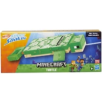 Nerf Super Soaker Minecraft Turtle Water Blaster, Ages 6 and up