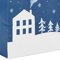 Assortiment de sacs-cadeaux Hallmark de Noël, paquet de 5 grands sacs (Rouges, verts et bleus)
