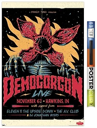 Netflix Stranger Things - Demogorgon Live Wall Poster, 22.375" x 34" Framed
