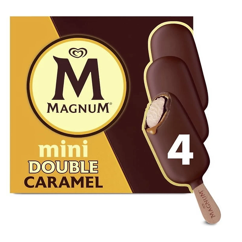 Magnum Mini Double Ice Cream Bars, 4 x 55 mL