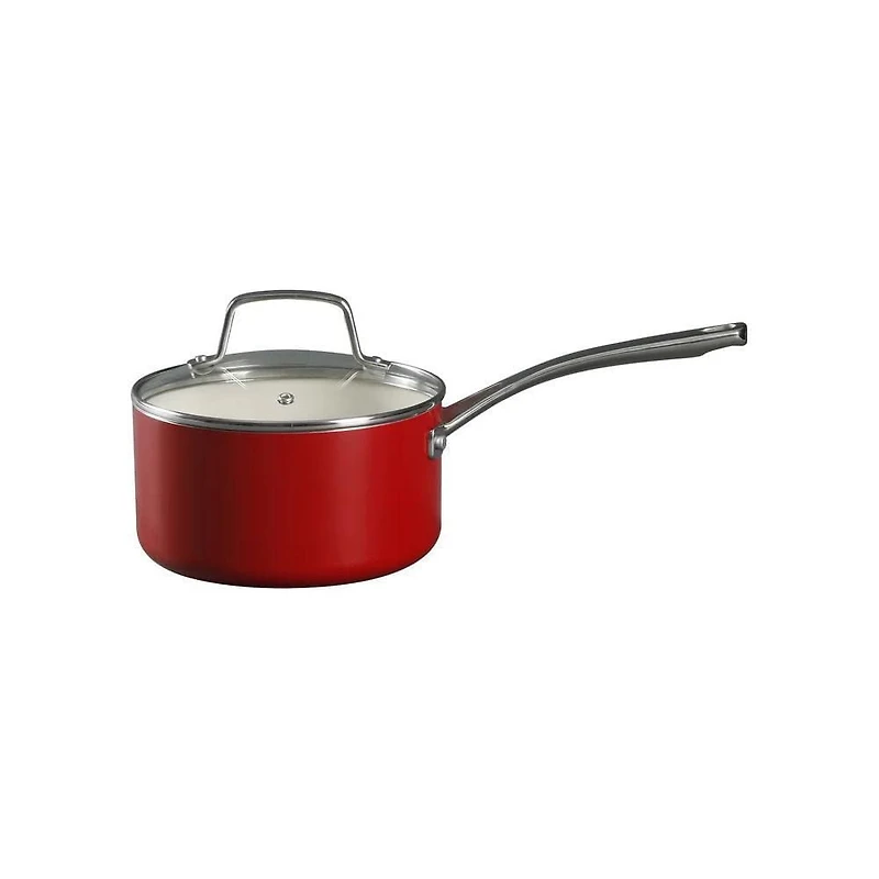 Martha Stewart 14 Piece Cookware Set, Red