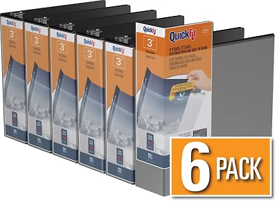 Reliure à anneaux View QuickFitMD 3 po AD