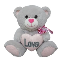 M GREY BEAR PLUSH