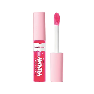 COVERGIRL Clean Fresh Yummy Gloss infused with Hyaluronic Acid and naturally-derived Antioxidants, clean, vegan and gluten-free