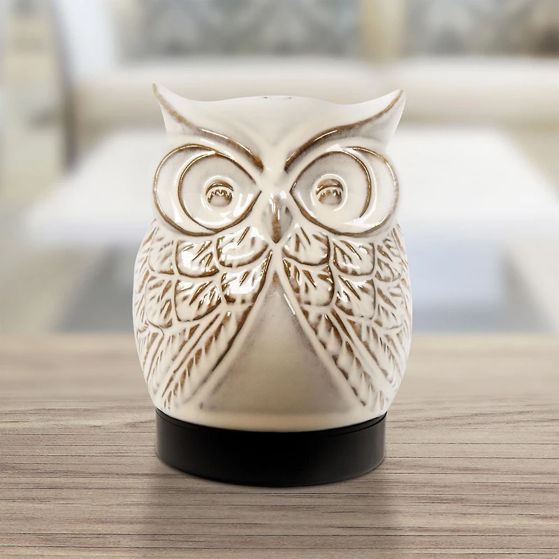 Kit de démarrage Diffuseur d'huiles essentielles de ScentSationals -Owl Diffuseur de brume et huiles