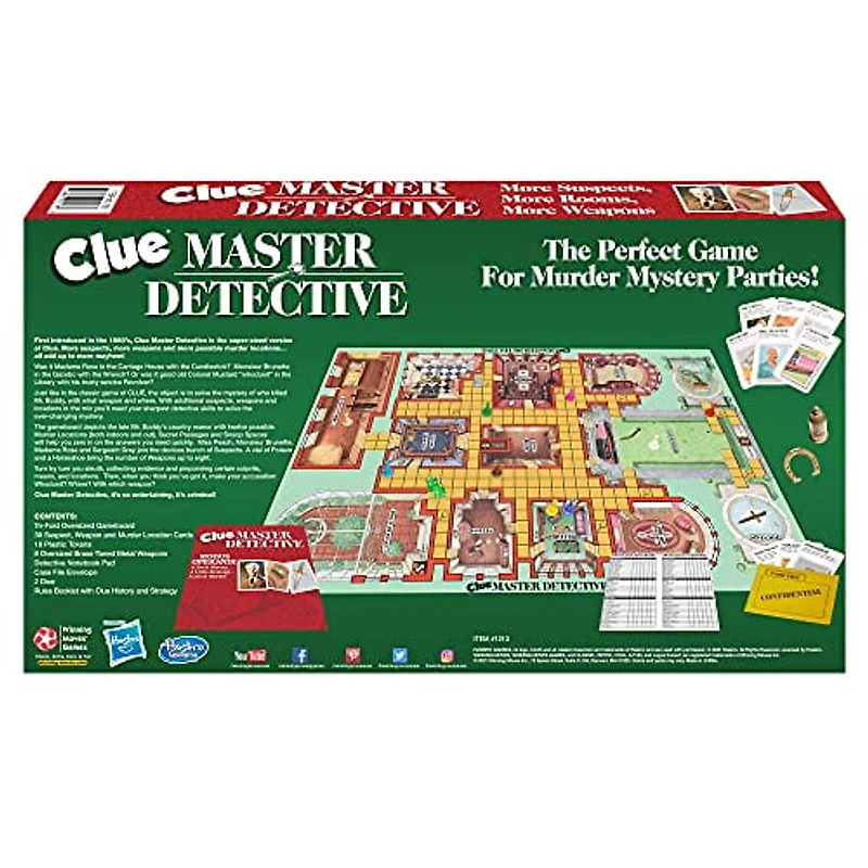 Winning Moves Games Clue Master Detective Game (english Only)
