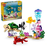 LEGO Creator Les animaux marins 31158 Ensemble de construction (421 pièces) Comprend 421 pièces, 8+ ans
