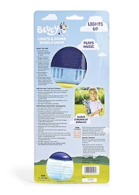 Baguette à bulles lumineuses et sonores Bluey pour petits enfants Du plaisir avec des bulles sans déversement !