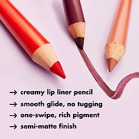 e.l.f Cosmetics Crayon Contour des Lèvres un fini semi-mat, 1 unité