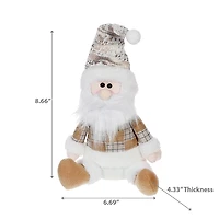 Santa Plush Self Sitter 8.66" - Set of 2