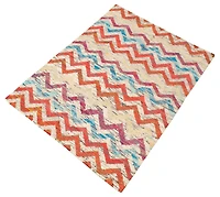 ECARPETGALLERY Tapis Fait à la Main pour Salon, Salle à Manger et Chambre à Coucher Transitionnel Collection Sari Silk 5'2" x 7'2" en Ivoire