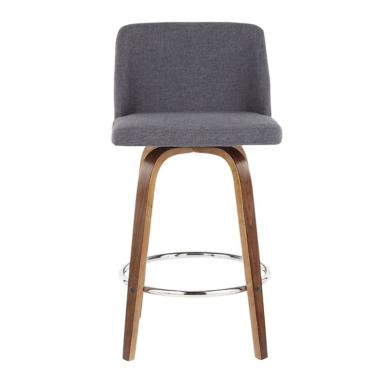 Toriano Mid-Century Modern Counter Stool by LumiSource
