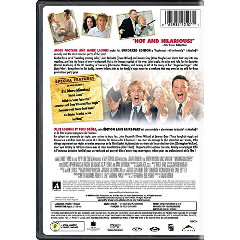 Wedding Crashers (Uncorked Edition) (Bilingual)