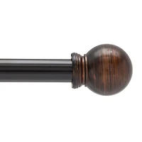 Mainstays 48 in. - 84 in. Curtain Rod, 5/8 in. Diameter, In Oil Rubbed Bronze