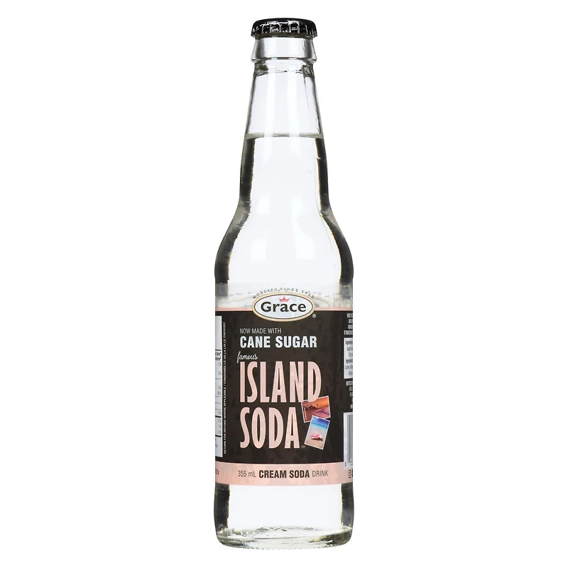 Grace Island Cream Soda, 355ml Bouteille Grace Island Cream Soda, 355ml Bouteille