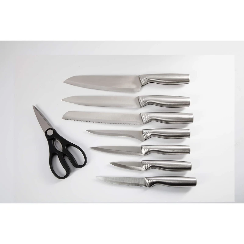 Oster Eckert Ménagère 15 pièces avec bloc en pin