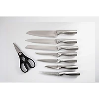Oster Eckert Ménagère 15 pièces avec bloc en pin