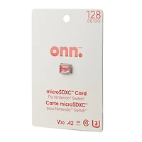 onn. 128 GB microSDXC Gaming Card for Nintendo Switch, 100 MB/s Read speed