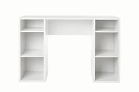 Mainstays 4-Cube Storage Desk, White Grain