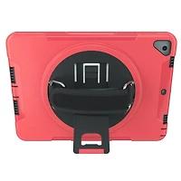 Étui de protection CTA Digital avec béquille rotative à 360 degrés intégrée pour iPad 7e et 8e génération 10.2 pouces, iPad Air 3 et iPad Pro 10.5 pouces - Rouge
