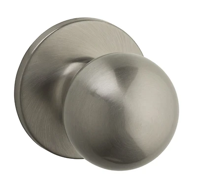 Weiser Safe Lock Regina Satin Nickel Hall/Closet Passage Interior Door Knob