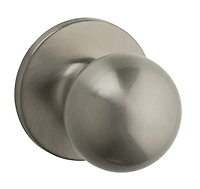 Weiser Safe Lock Regina Nickel Satiné Bouton de porte intérieure pour passage couloir/garde-robe