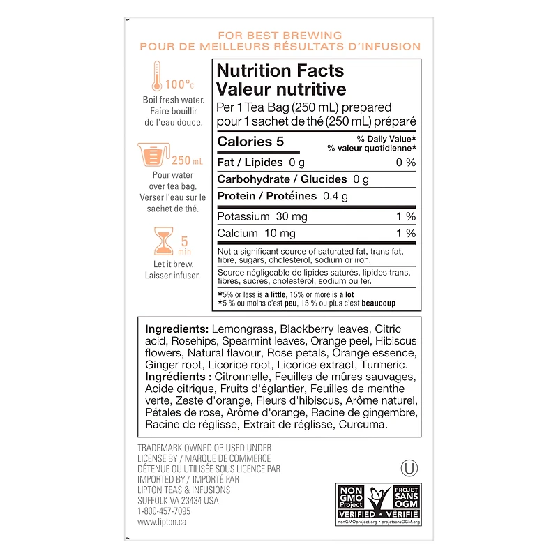 TAZO Wild Sweet Orange Herbal Tea