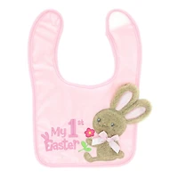 Way To Celebrate My 1st Easter Bib, Pink