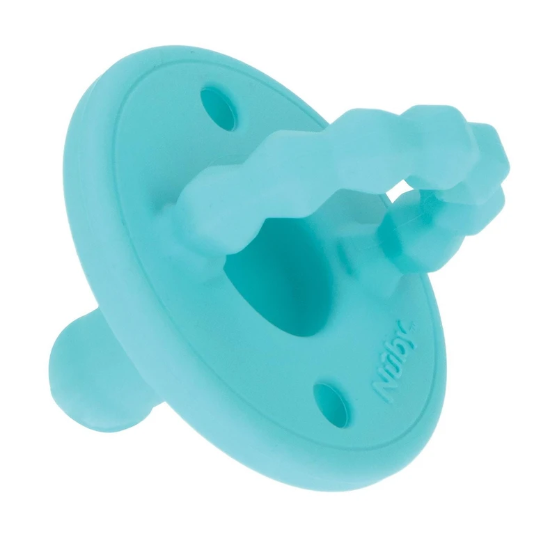 Sucette et jouet de dentition Softees™ de Nûby™, Fait à 100 % de silicone souple Ensemble de 2