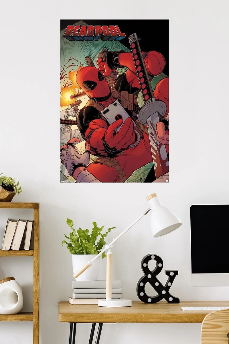 Marvel Comics Deadpool - Selfie Wall Poster, 22.375" x 34"